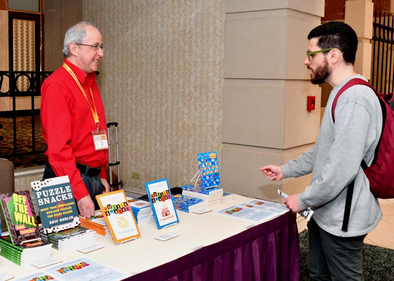 Eric Berlin's Puzzle Snacks booth